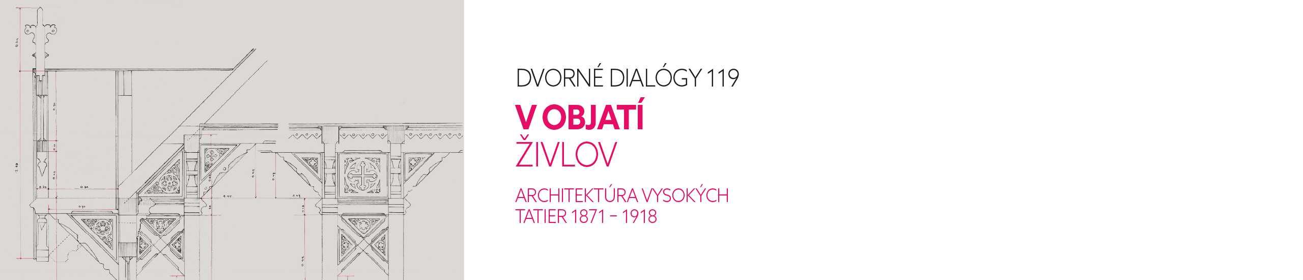 Dvorné dialógy 119 | V objatí živlov. Architektúra Vysokých Tatier 1871 – 1918
