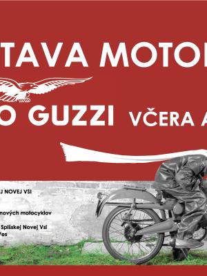 Plagát k výstave Moto Guzzi