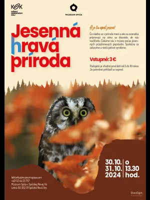 Plagát podujatia Jesenná hravá príroda. (autor: VLadimír Krempaský)