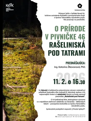 Rašeliniská pod Tatrami | O prírode v pivničke 46 | Autor: Ing. Vladimír Krempaský