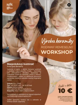 Rodinný remeselný workshop keramika apríl (autor: Ing. Vladimír Krempaský)